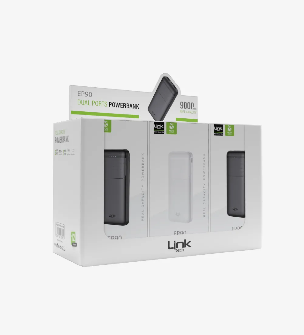 Linktech EP90 9000mAh Powerbank - Galeri Görseli