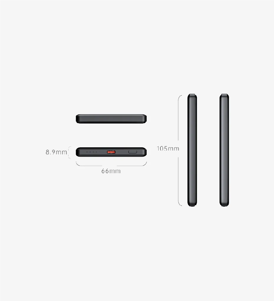 LinkTech WP15 Premium Magsafe 5000Mah 15W Kablosuz Powerbank - Galeri Görseli