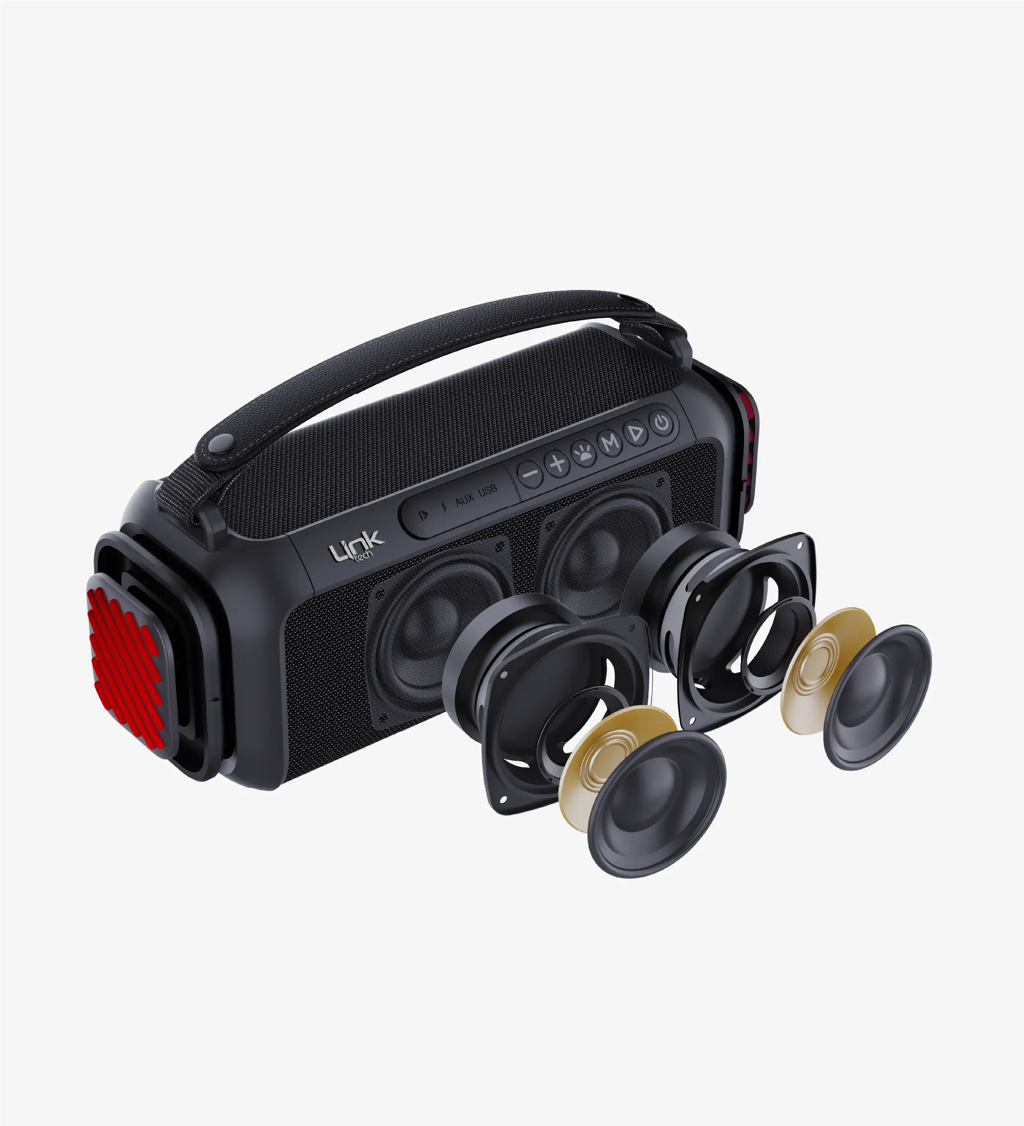 M416 Premium IPX5 Sertifikalı Işıklı Bluetooth Hoparlör - Galeri Görseli