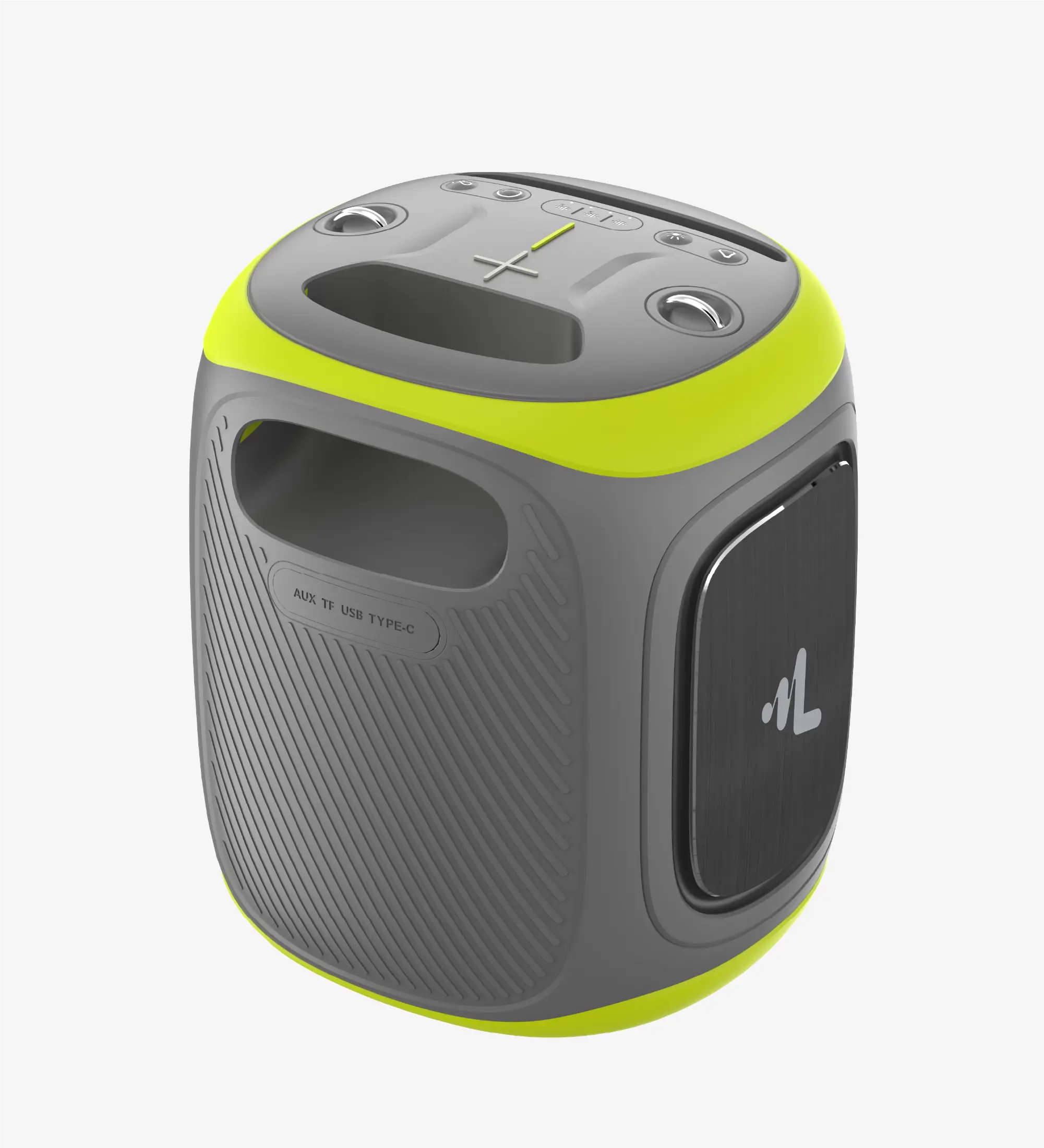 M421 Premium 120W Extra Bass Bluetooth Hoparlör Çift Kablosuz Mikrofonlu - Galeri Görseli