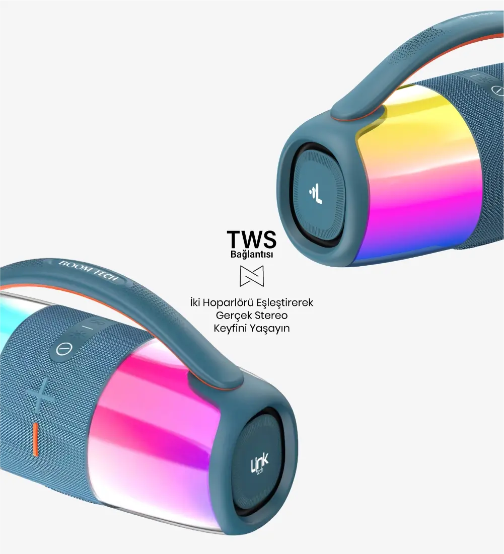 R128 Premium lighted Bluetooth Speaker - Galeri Görseli